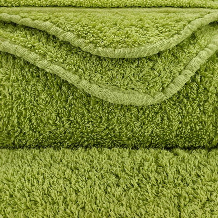 Abyss Super Pile Euro Bath Sheet 39X59 Apple Green 165 - Swatch at Fig Linens and Home