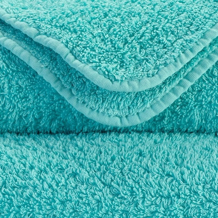 Abyss Super Pile Euro Hand Towel 23X43 Turquoise 370 - Swatch at Fig Linens and Home