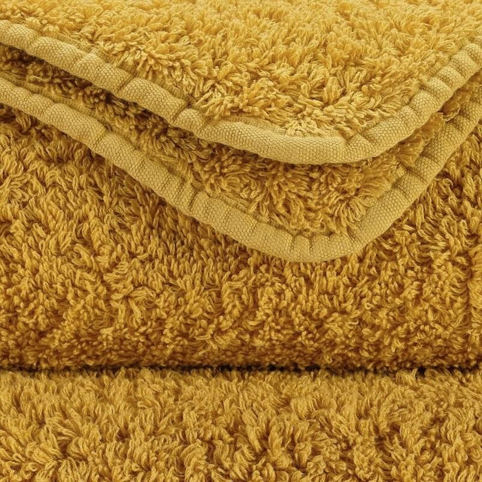 Abyss Super Pile Wash Cloth 12x12 Safran 850 - Swatch at Fig Linens and Home