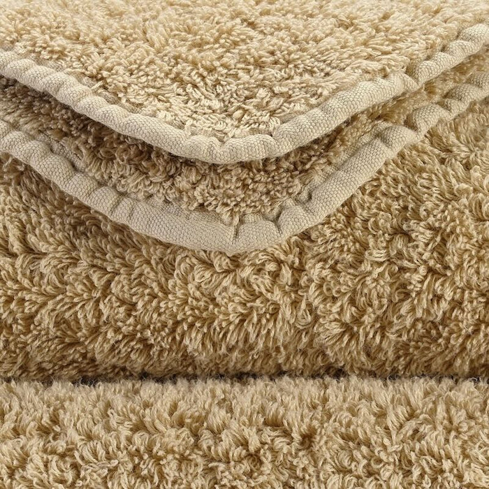 Abyss Super Pile Wash Cloth 12x12 Sand 714 - Swatch at Fig Linens and Home