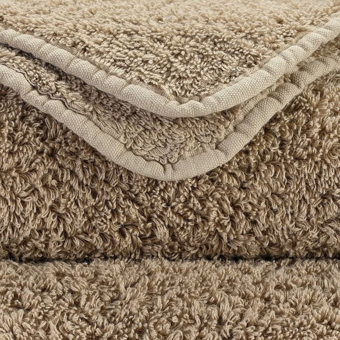 Abyss Super Pile Wash Cloth 12x12 Taupe 711 - Swatch at Fig Linens and Home