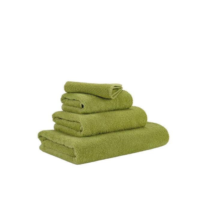 Abyss Twill Euro Guest Towel 17x24 Apple Green 165 - Fig Linens and Home - View 2