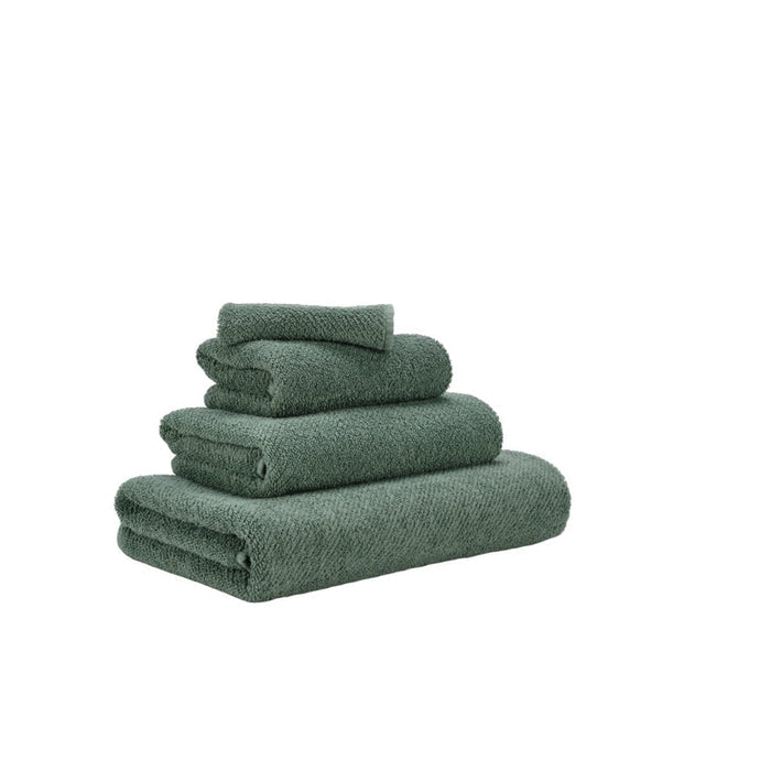 Abyss Twill Hand Towel 17x30 Evergreen 280 - Fig Linens and Home - View 2