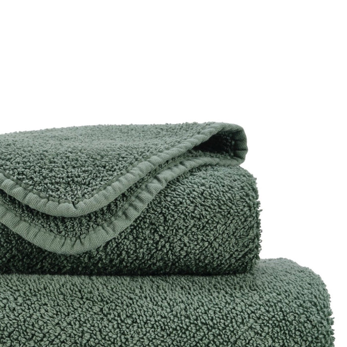 Abyss Twill Hand Towel 17x30 Evergreen 280 - Fig Linens and Home - View 3