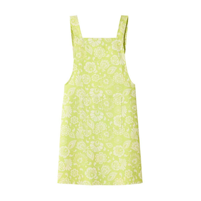 Alegria Apron in Lagoon Green by Le Jacquard Francais 31" x 51" GREEN at FIG LINENS AND HOME 1