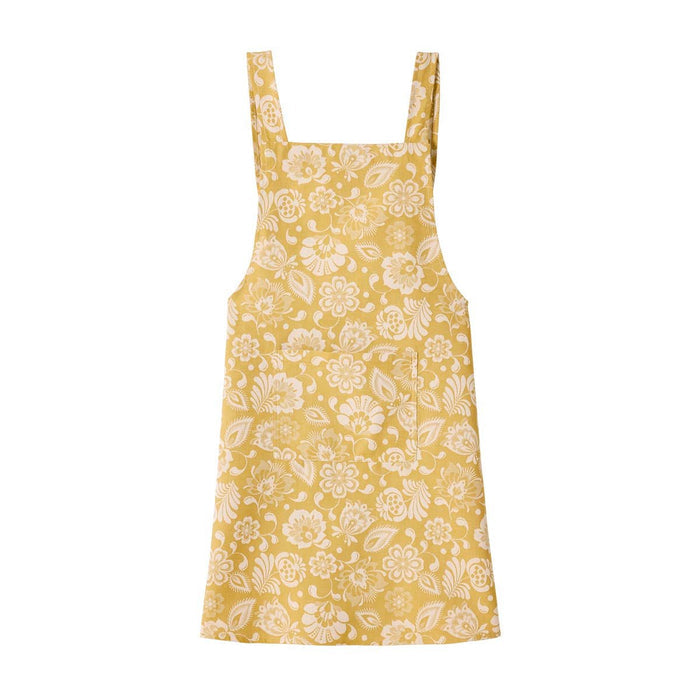 Alegria Apron in Sunset Yellow by Le Jacquard Francais 31" x 51" YELLOW at FIG LINENS AND HOME 1