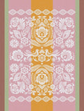 Alegria Tea Towel in Sorbet Pink by Le Jacquard Francais 24" x 31" Tea Towels - Set of 4 PINK at FIG LINENS AND HOME 1
