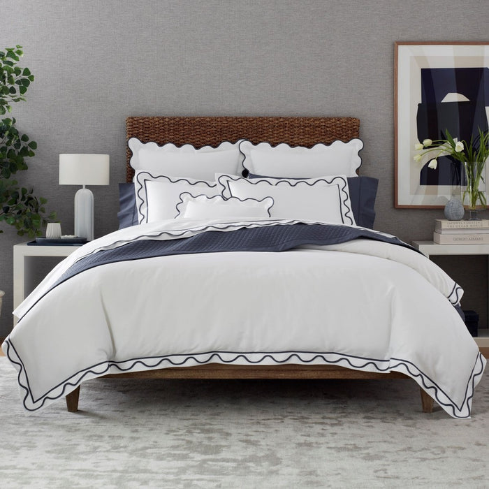 Amalfi Scalloped Bedding by Home Treasures | Duvet Covers and Sheets at Fig Linens and Home 2