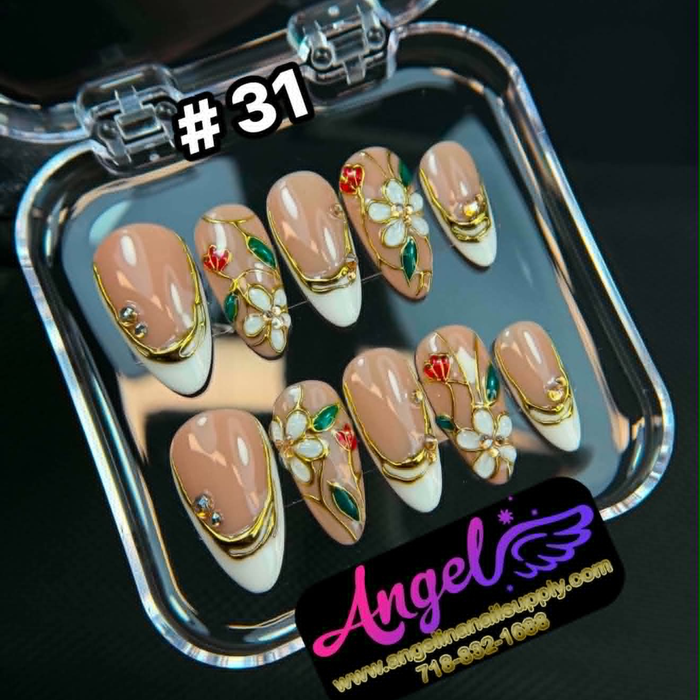 Angelina Handmade Custom Press-On #0030-#0059