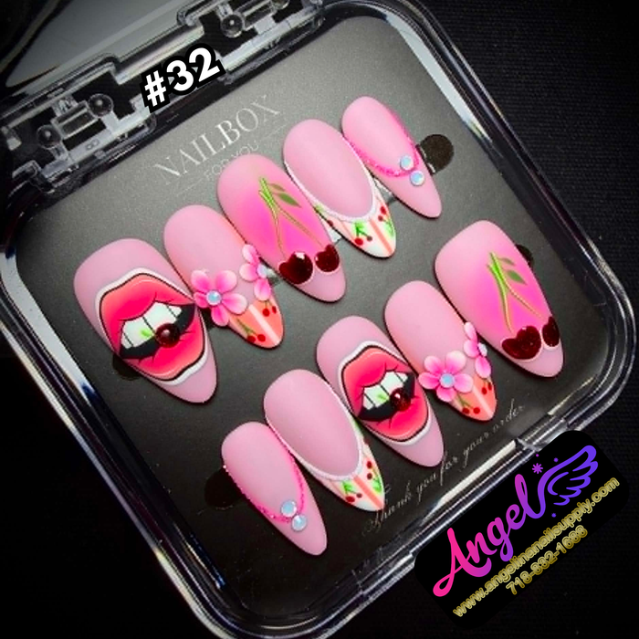 Angelina Handmade Custom Press-On #0030-#0059