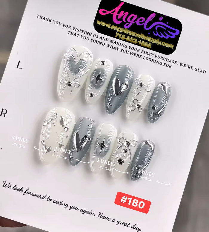 Angelina Handmade Custom Press-On | 180-209 - Angelina Nail Supply NYC