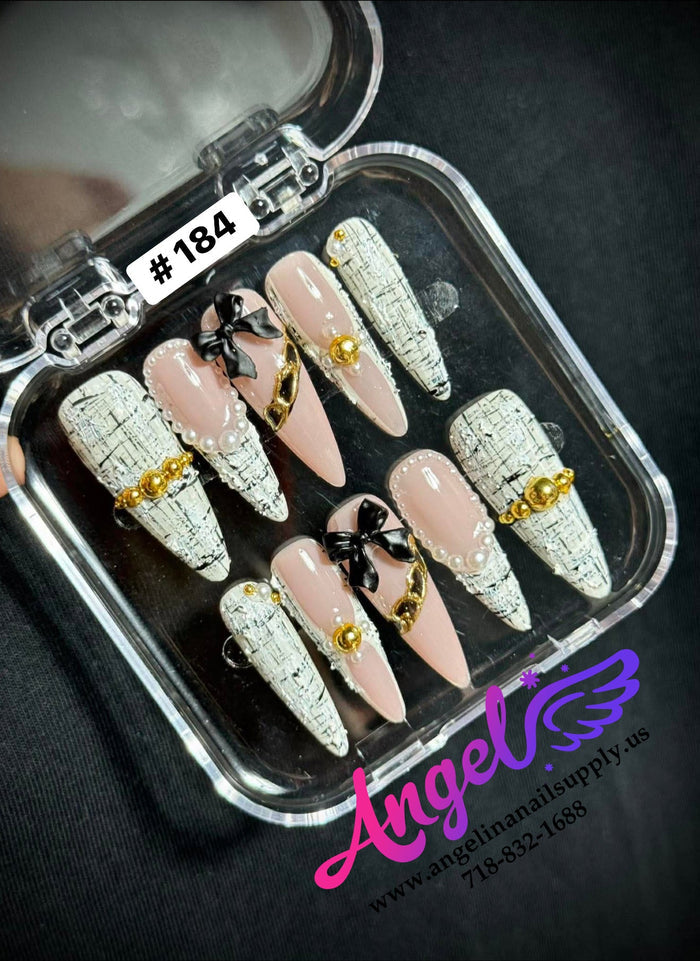 Angelina Handmade Custom Press-On | 180-209 - Angelina Nail Supply NYC
