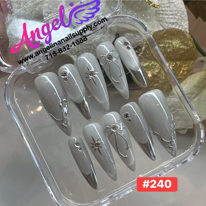 Angelina Handmade Custom Press-On | 240-269 - Angelina Nail Supply NYC