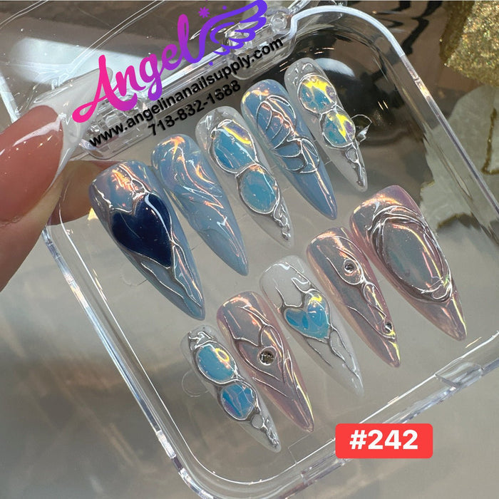 Angelina Handmade Custom Press-On | 240-269 - Angelina Nail Supply NYC