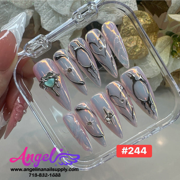 Angelina Handmade Custom Press-On | 240-269 - Angelina Nail Supply NYC
