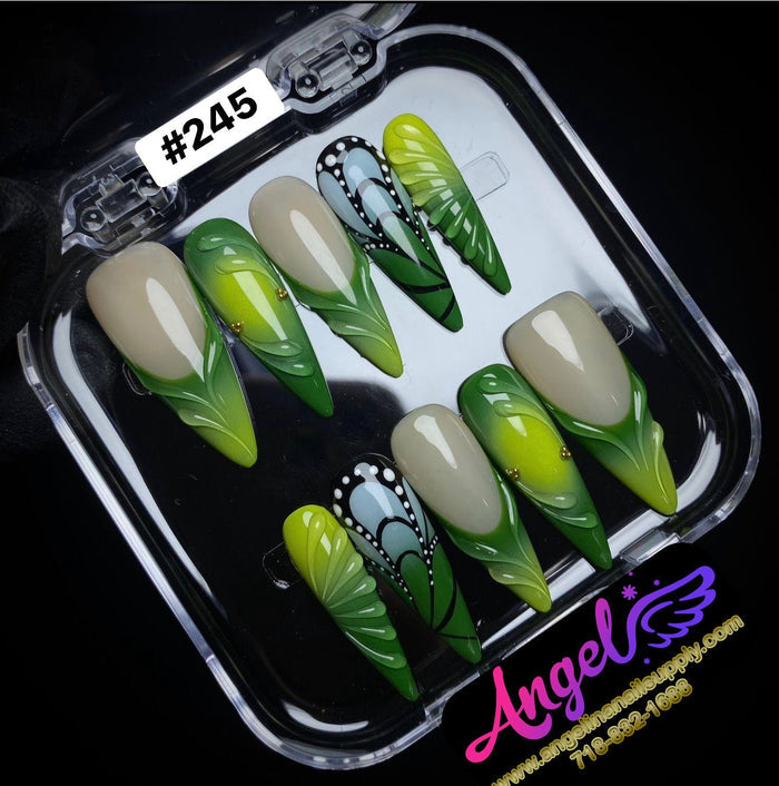 Angelina Handmade Custom Press-On | 240-269 - Angelina Nail Supply NYC