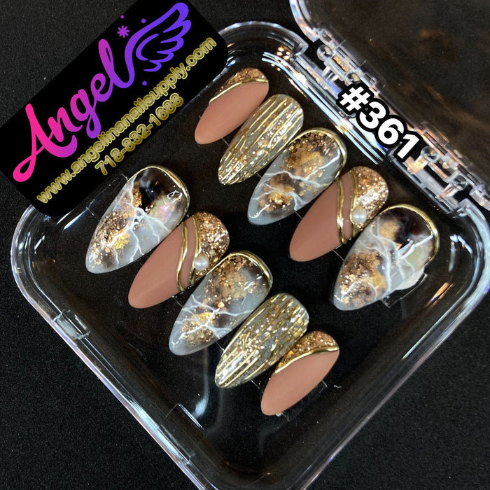 Angelina Handmade Custom Press-On | 360-389 - Angelina Nail Supply NYC