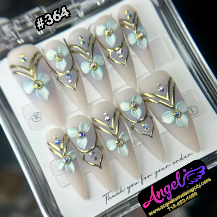 Angelina Handmade Custom Press-On #0360-#0389