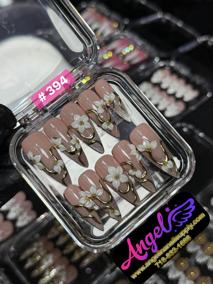 Angelina Handmade Custom Press-On | 390-419 - Angelina Nail Supply NYC