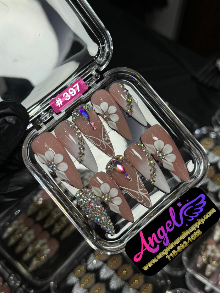Angelina Handmade Custom Press-On | 390-419 - Angelina Nail Supply NYC