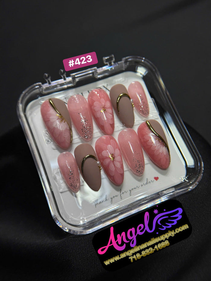 Angelina Handmade Custom Press-On | 420-449 - Angelina Nail Supply NYC