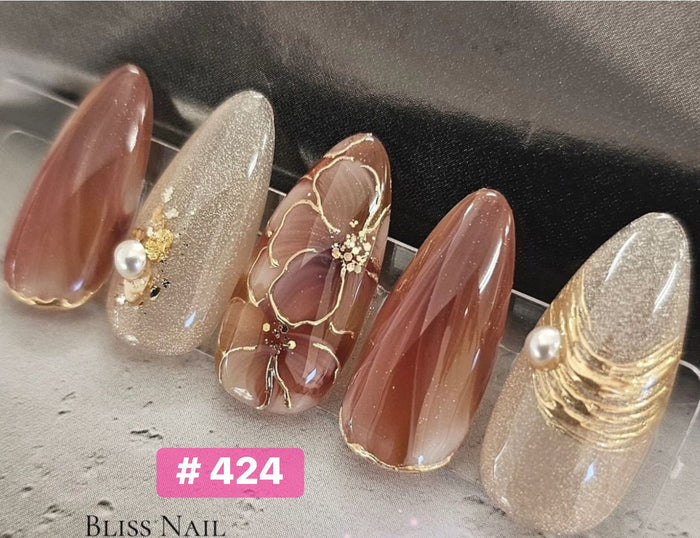 Angelina Handmade Custom Press-On | 420-449 - Angelina Nail Supply NYC