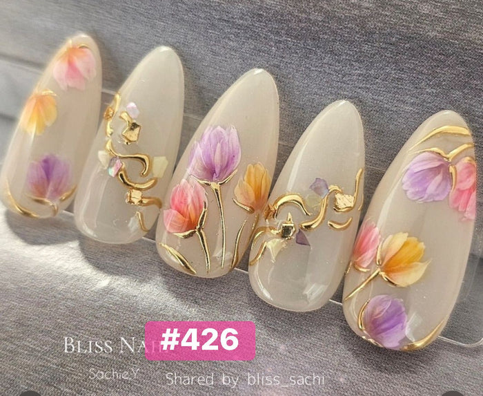 Angelina Handmade Custom Press-On | 420-449 - Angelina Nail Supply NYC