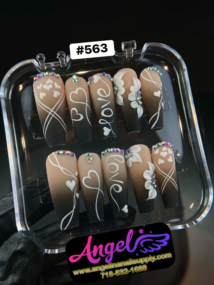 Angelina Handmade Custom Press-On 563 - Angelina Nail Supply NYC