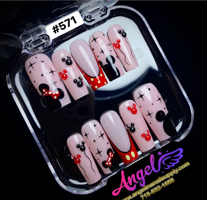 Angelina Handmade Custom Press-On 571 - Angelina Nail Supply NYC