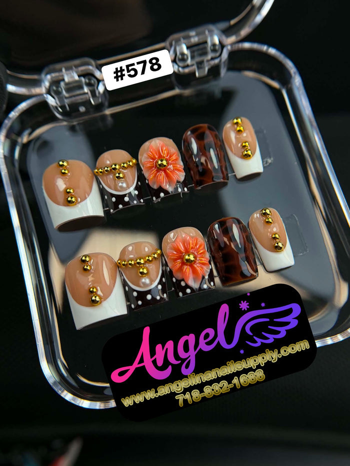 Angelina Handmade Custom Press-On #0578