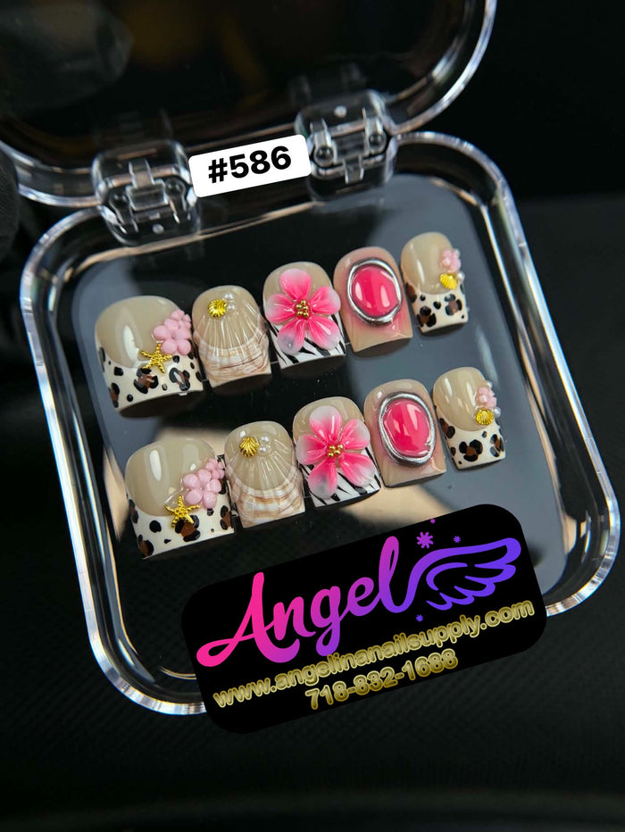 Angelina Handmade Custom Press-On #0586