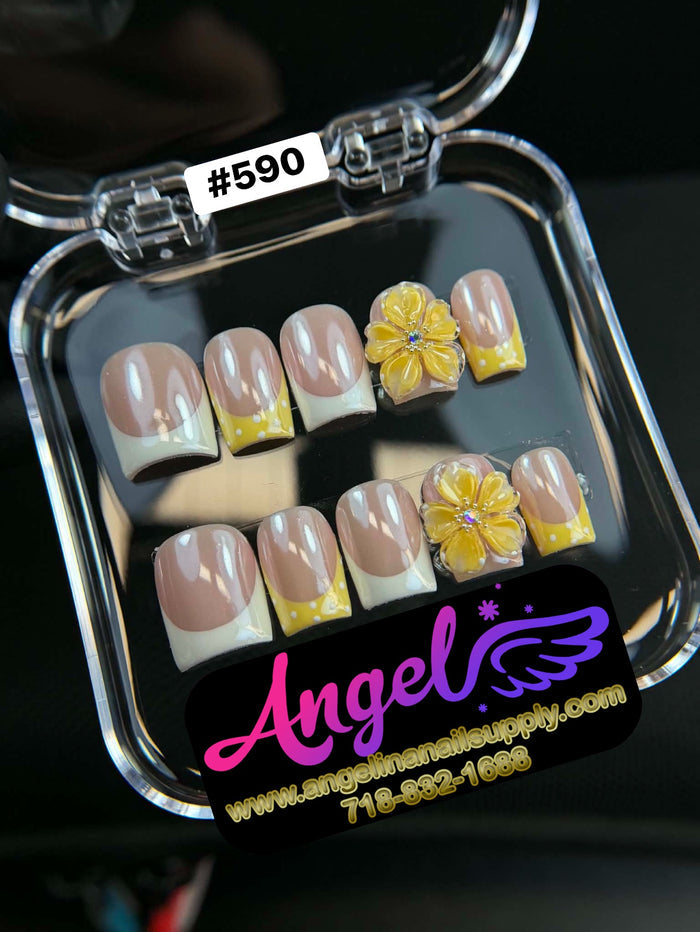 Angelina Handmade Custom Press-On #0590