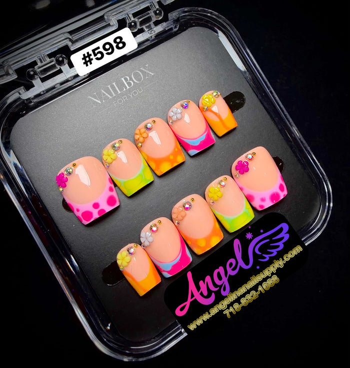 Angelina Handmade Custom Press-On #0598