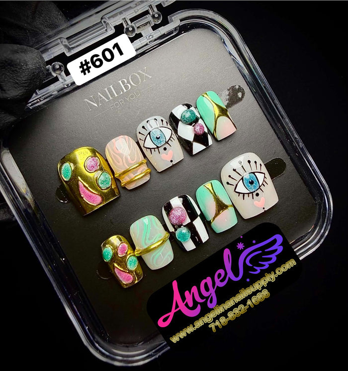 Angelina Handmade Custom Press-On #0601