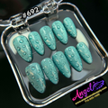 Angelina Handmade Custom Press-On #0692 - Sea Glass Dew