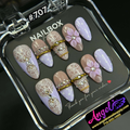 Angelina Handmade Custom Press-On #0707 - Violet Daydream