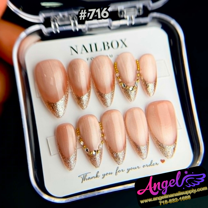 Angelina Handmade Custom Press-On #0716