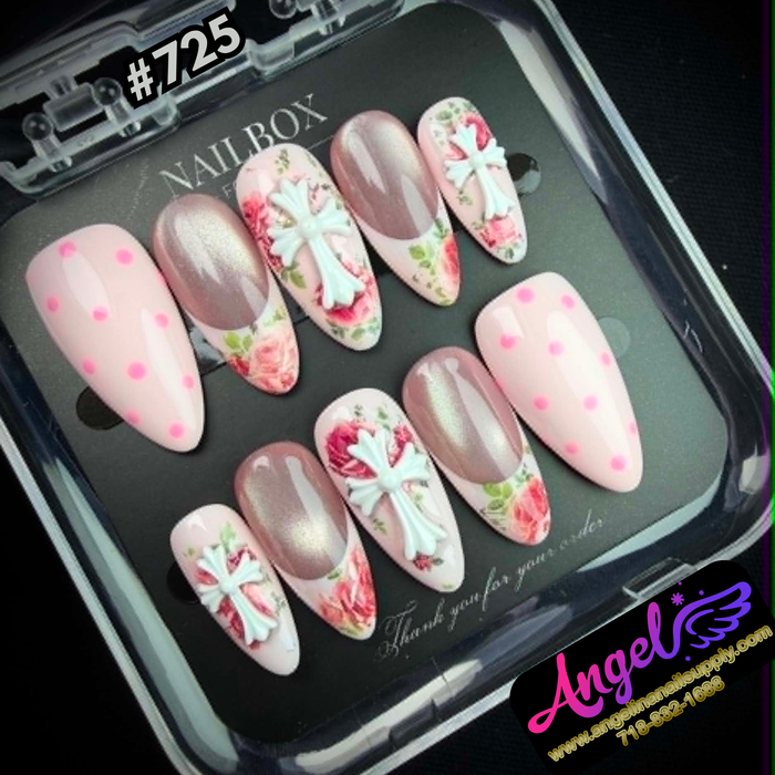 Angelina Handmade Custom Press-On #0725