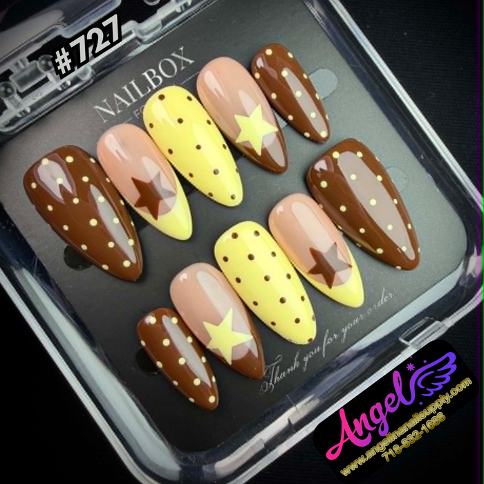Angelina Handmade Custom Press-On #0727