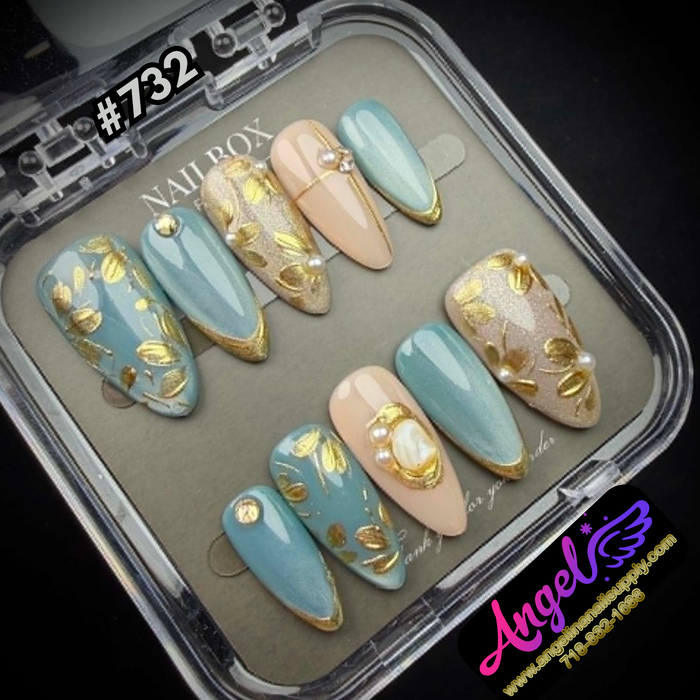 Angelina Handmade Custom Press-On #0732