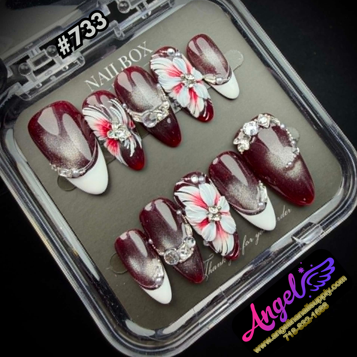 Angelina Handmade Custom Press-On #0733