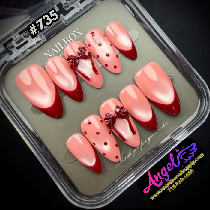 Angelina Handmade Custom Press-On #0735