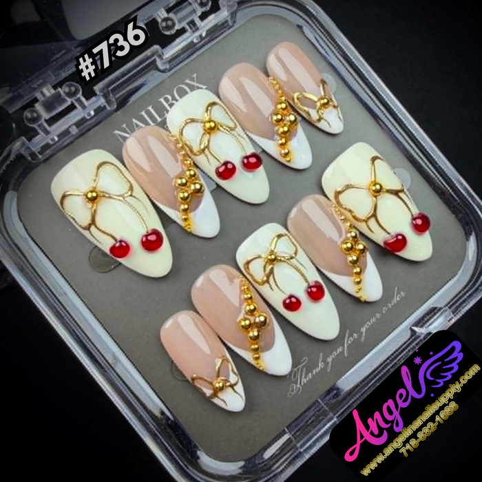 Angelina Handmade Custom Press-On #0737