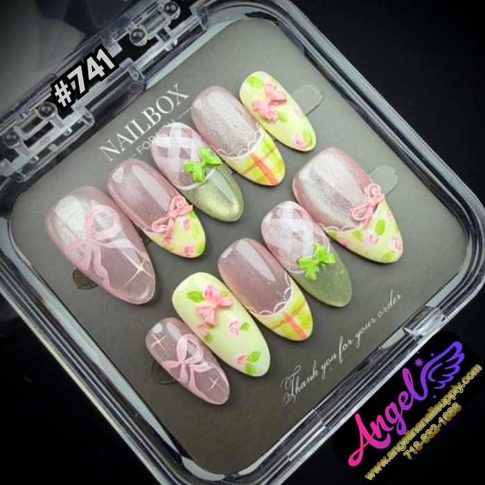 Angelina Handmade Custom Press-On #0741
