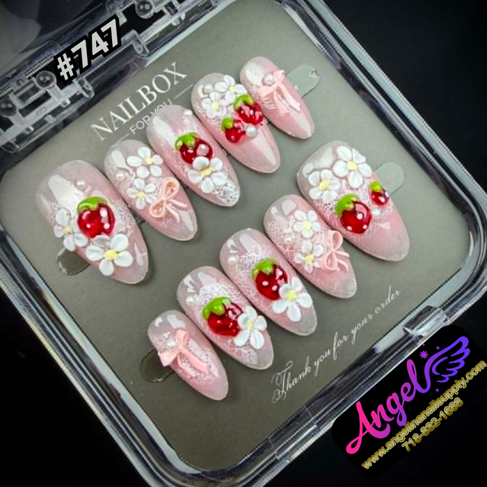 Angelina Handmade Custom Press-On #0747