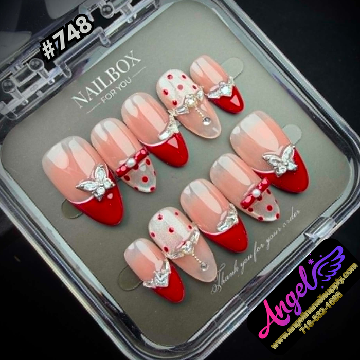 Angelina Handmade Custom Press-On #0748
