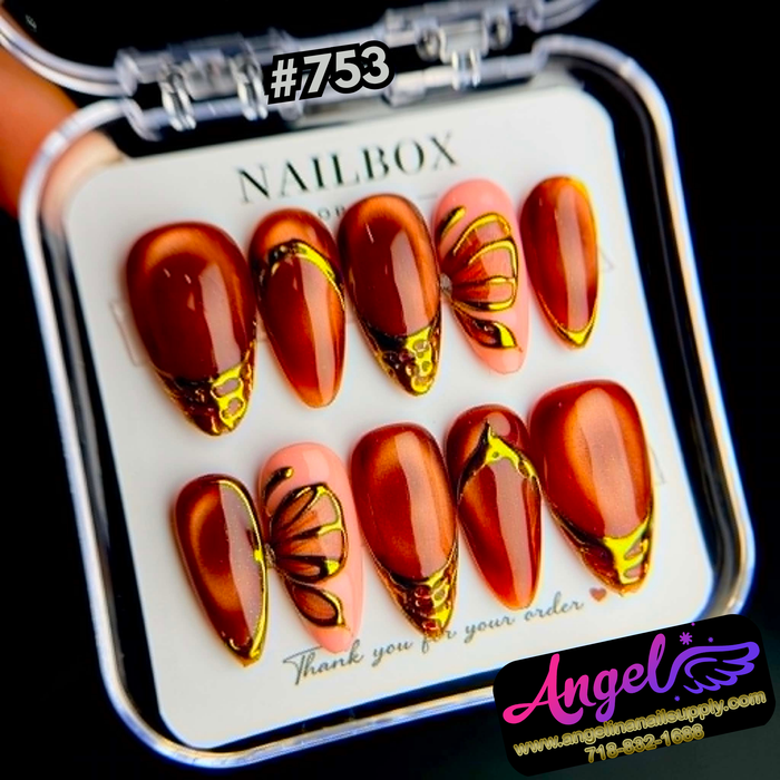 Angelina Handmade Custom Press-On #0753