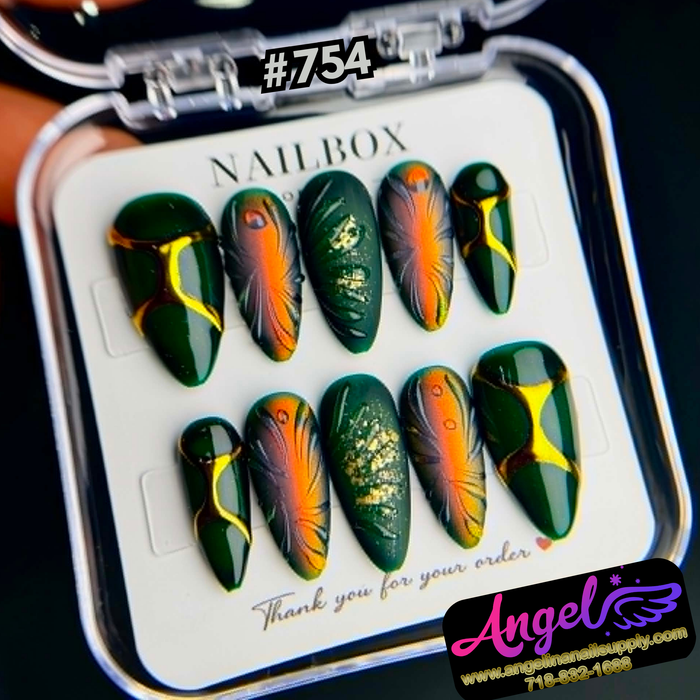 Angelina Handmade Custom Press-On #0754