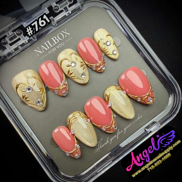 Angelina Handmade Custom Press-On #0761