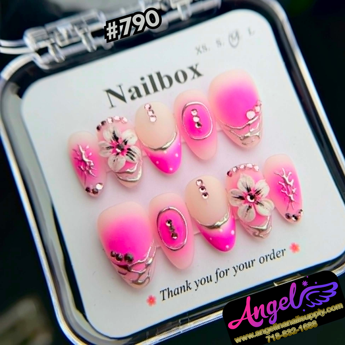 Angelina Handmade Custom Press-On #0790